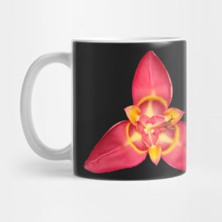 amazing large red and gold flower Mug